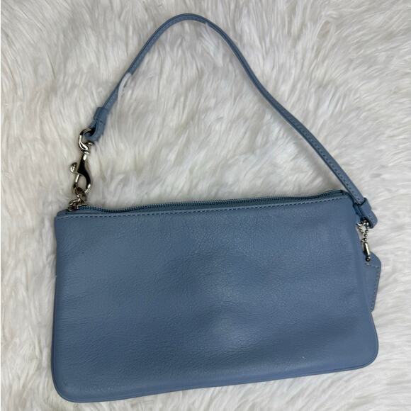 Vintage COACH y2k Soho Blue Wristlet - Picture 2 of 10